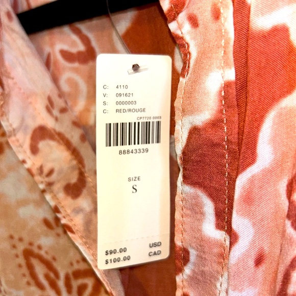 Pilcro from Anthropologie the relaxed roomy button down shirt size small - Picture 5 of 9